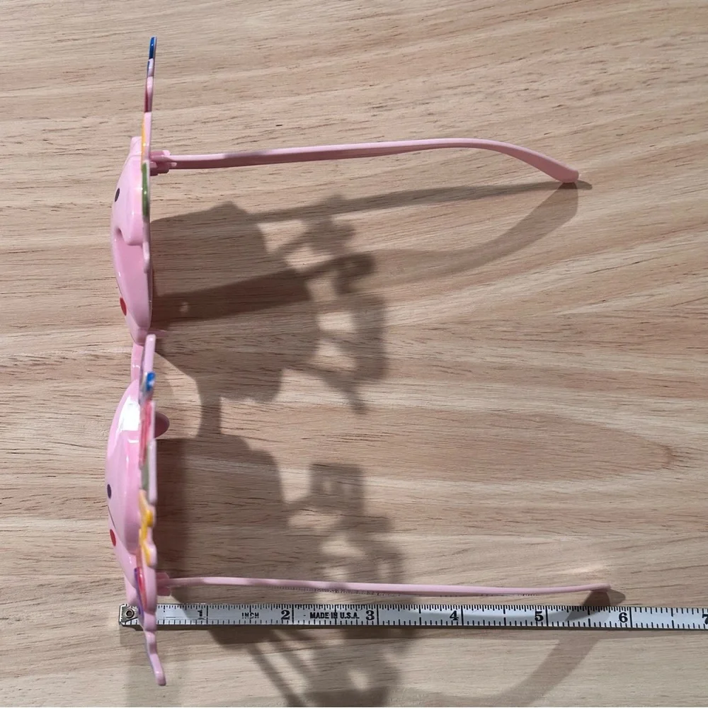 Kids Pink Happy Birthday Cupcake Novelty Glasses